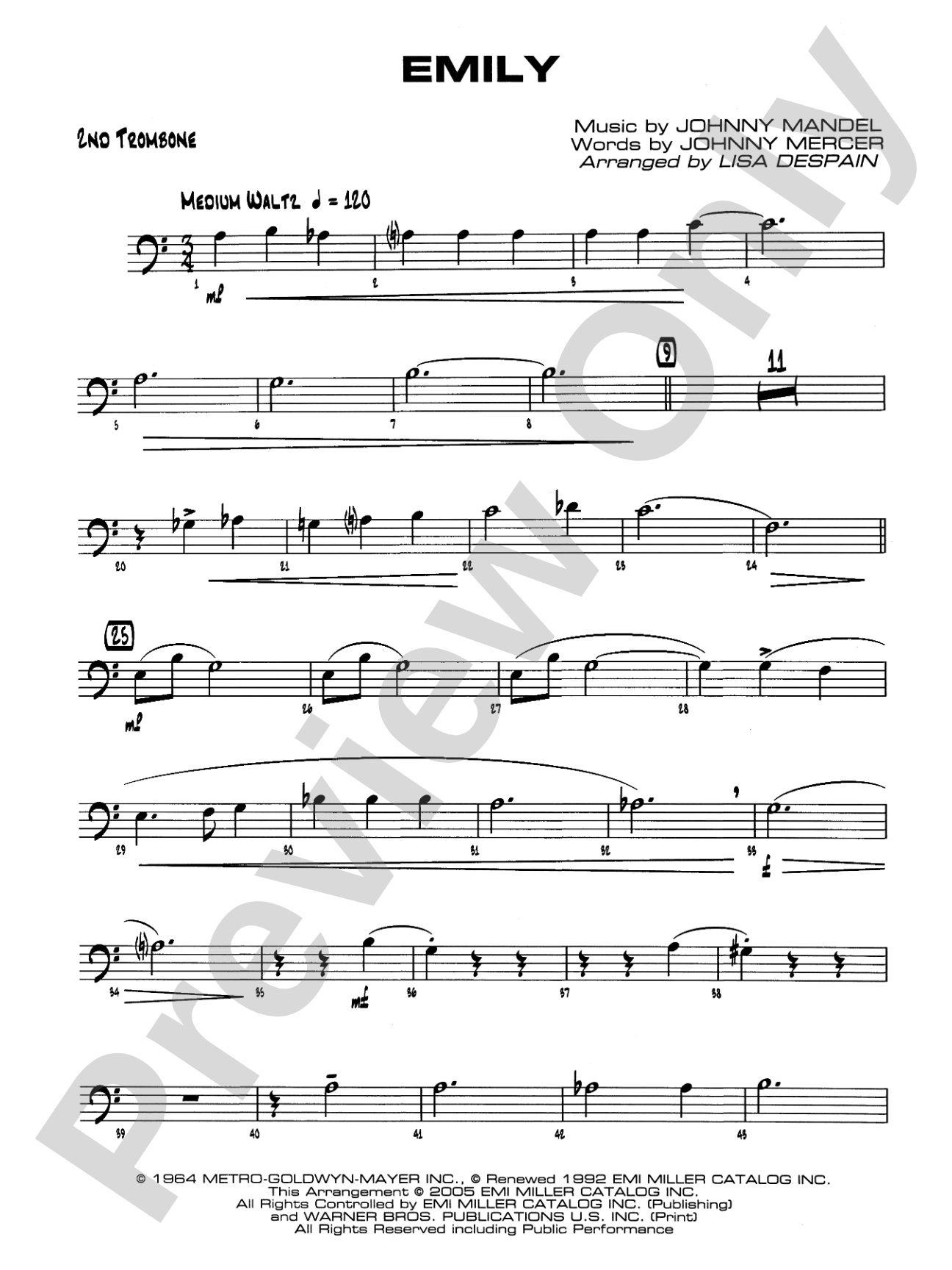 Emily: 2nd Trombone