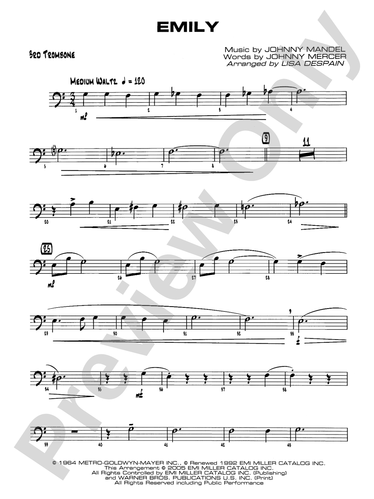 Emily: 3rd Trombone