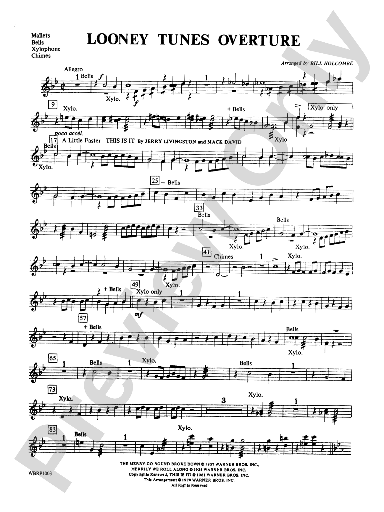 Looney Tunes Overture: Mallets