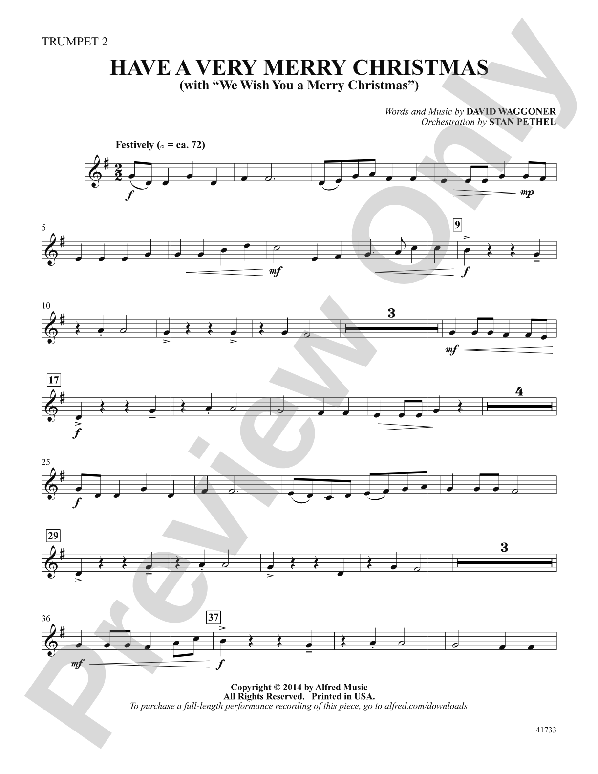 Have a Very Merry Christmas: Trumpet 2: Choral SoundPax