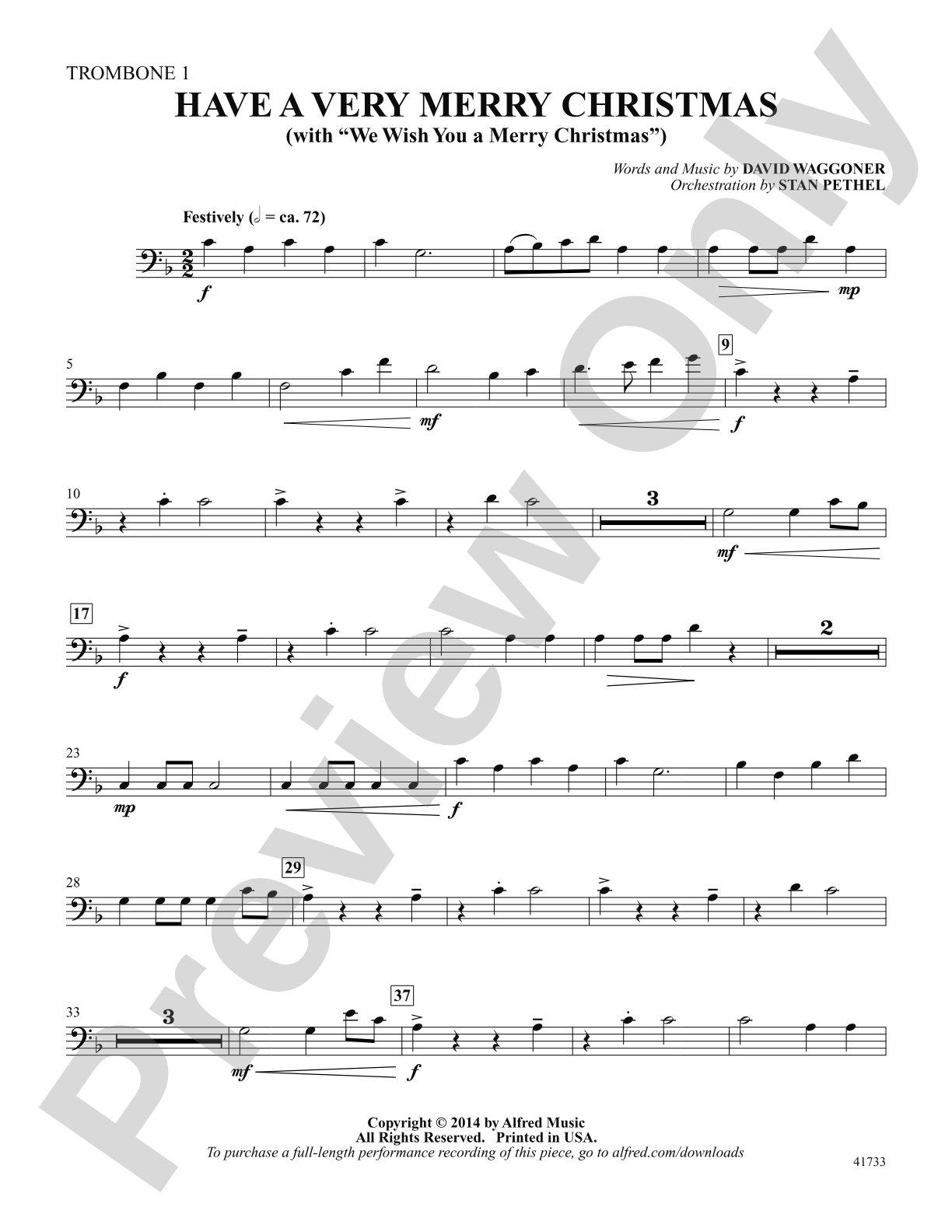 Have a Very Merry Christmas: Trombone 1: Choral SoundPax