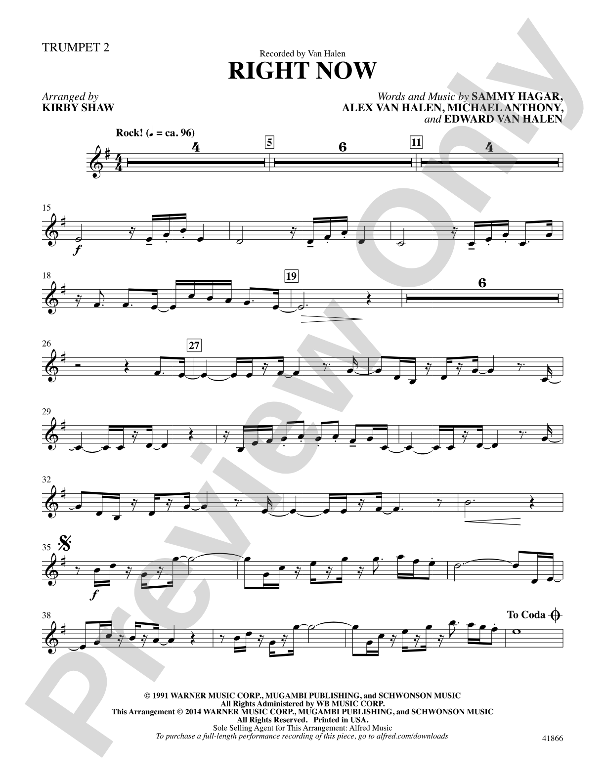 Right Now: Trumpet 2: Choral SoundPax
