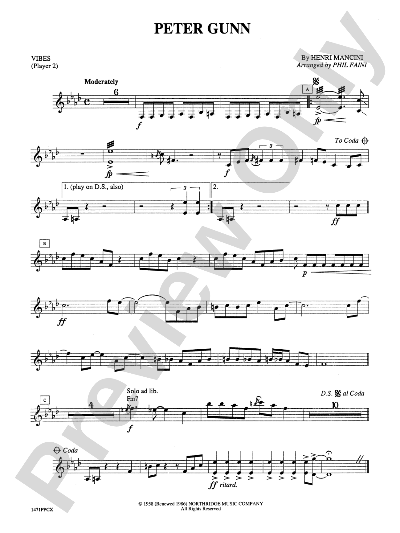 Peter Gunn: Vibraphone