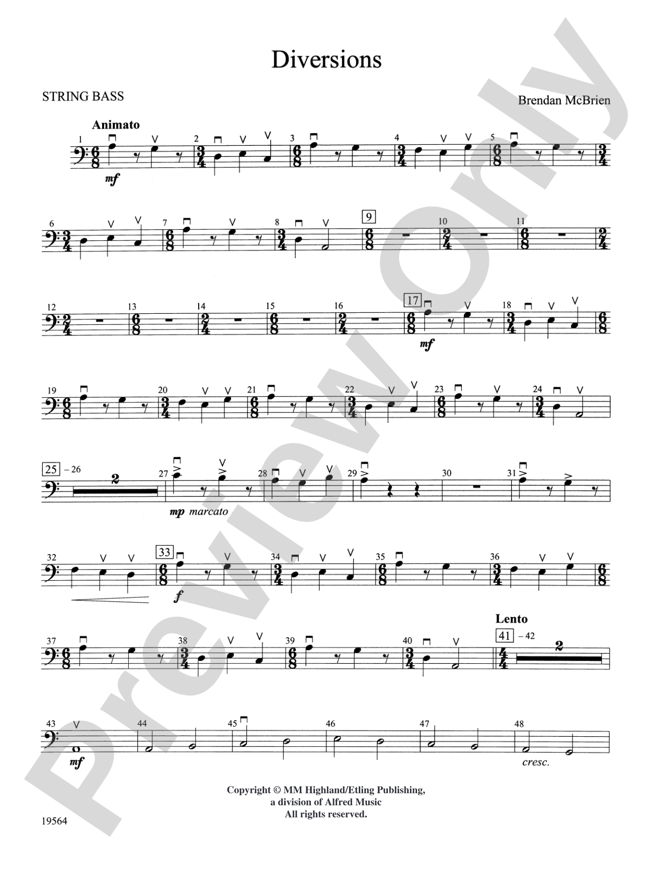 Diversions: String Bass