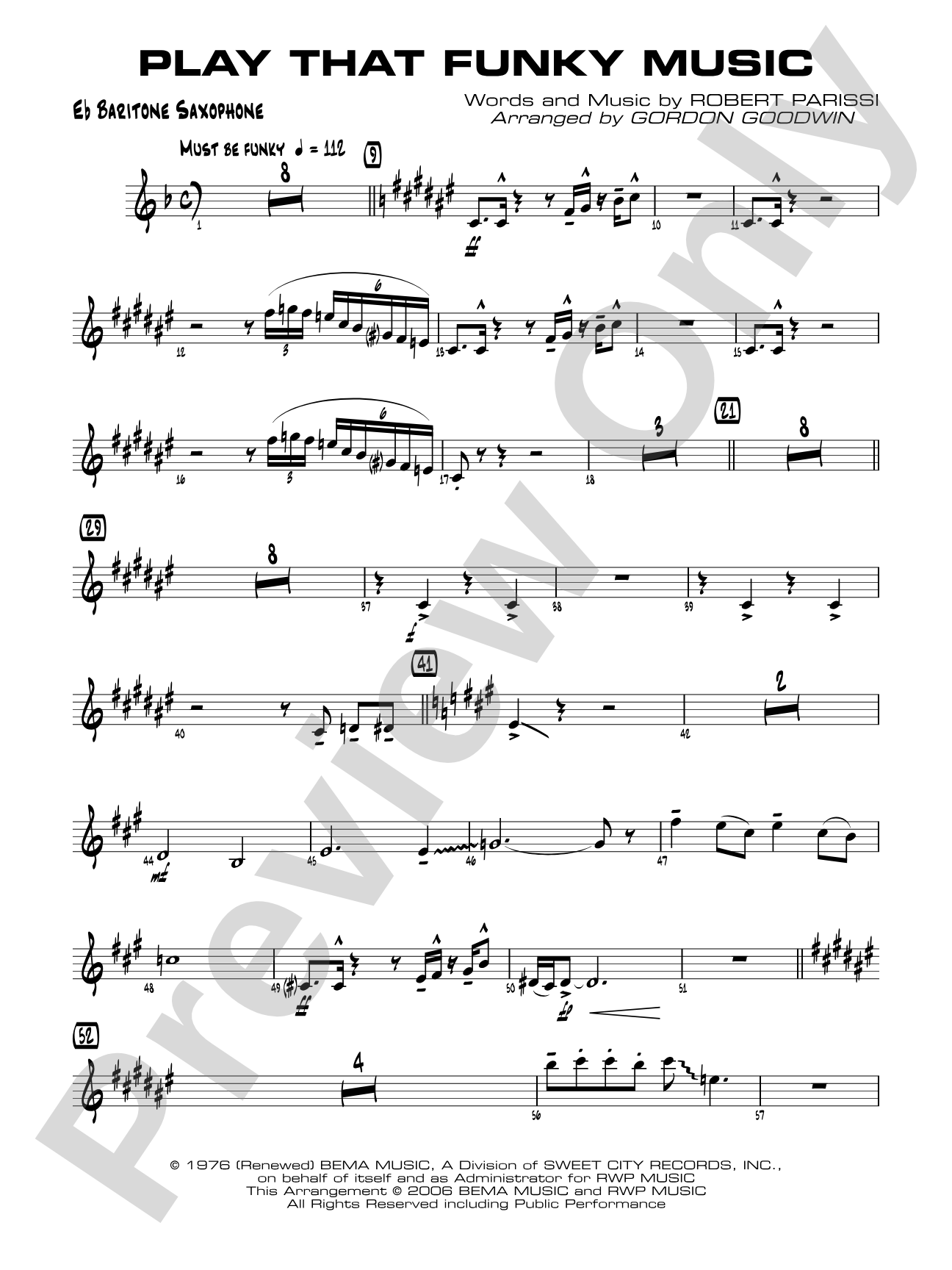Play That Funky Music: E-flat Baritone Saxophone