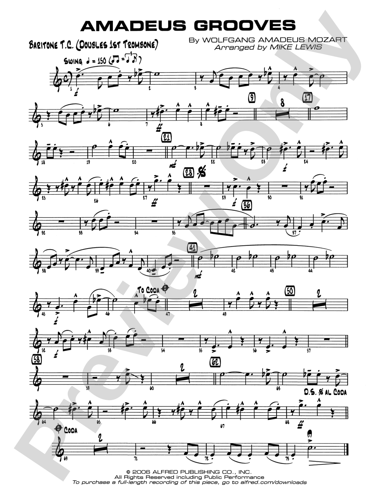 Amadeus Grooves: Baritone T.C.