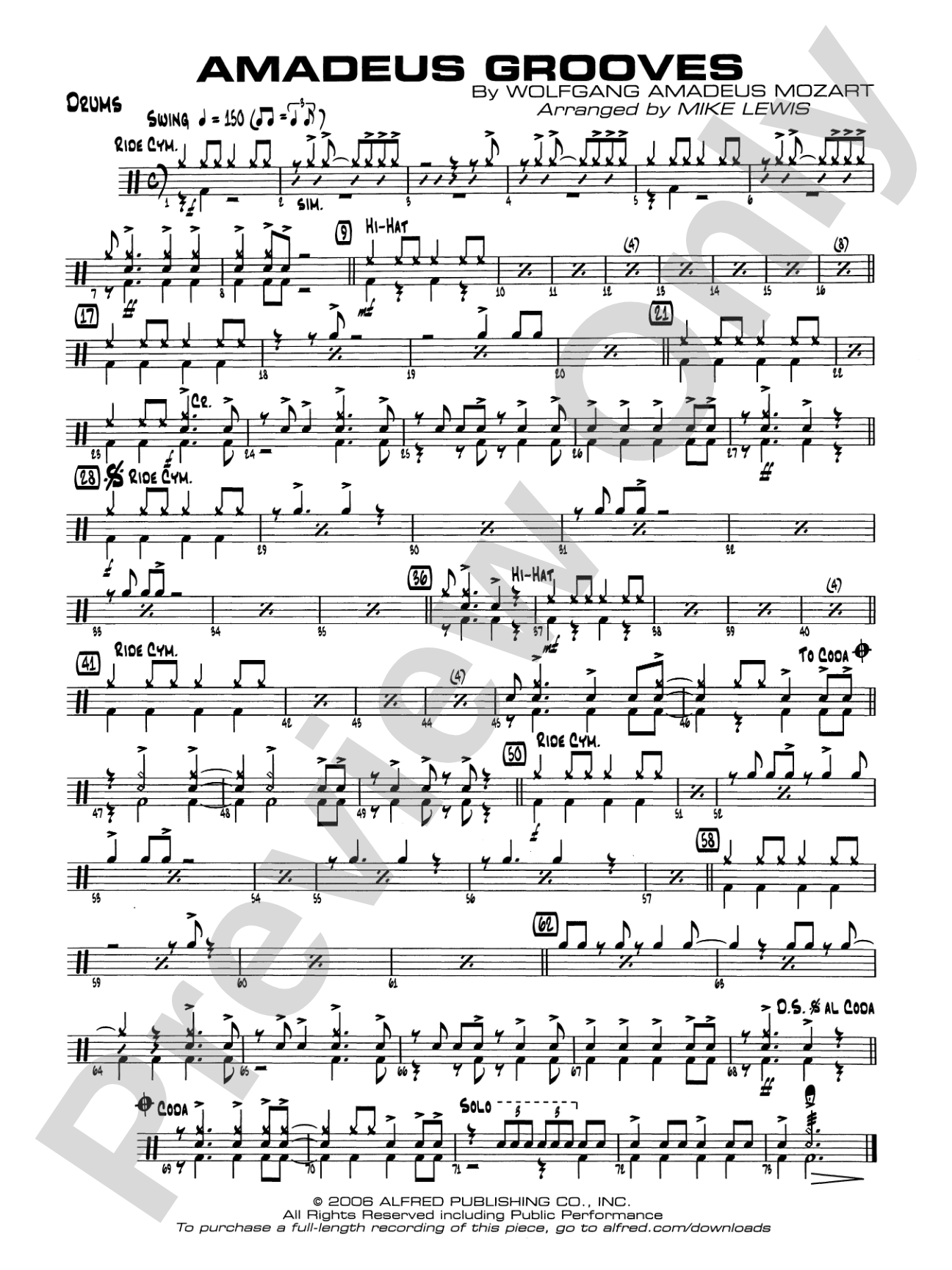 Amadeus Grooves: Drums