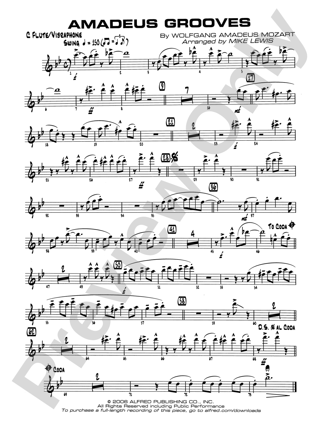 Amadeus Grooves: Flute