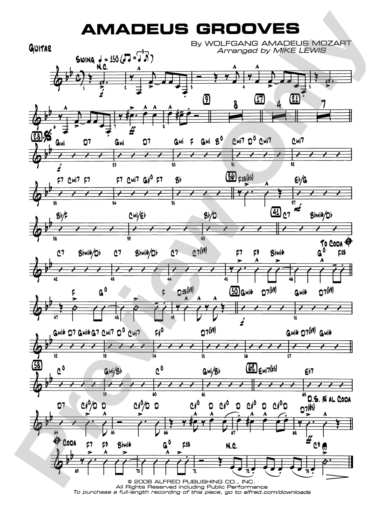 Amadeus Grooves: Guitar