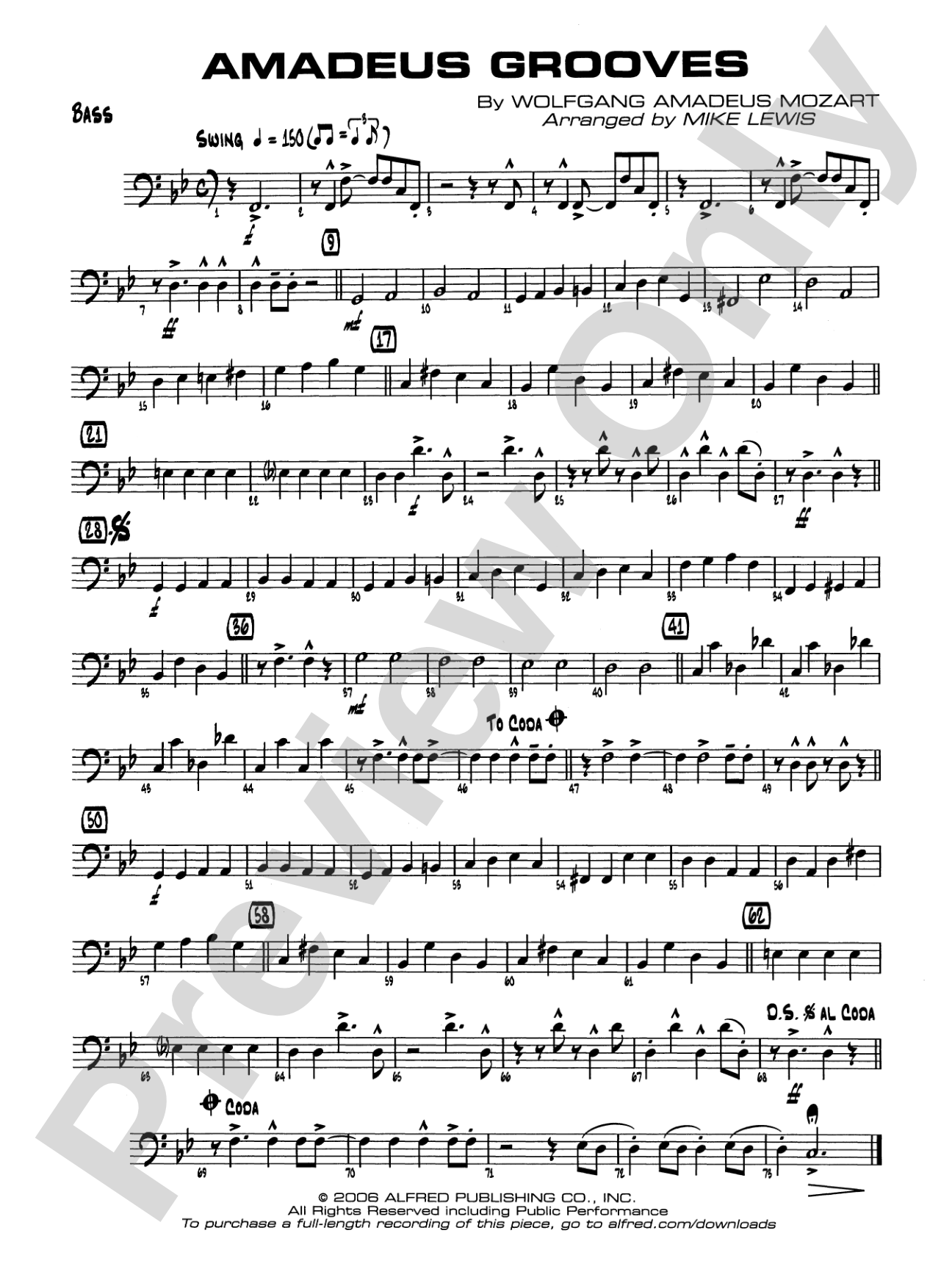 Amadeus Grooves: String Bass