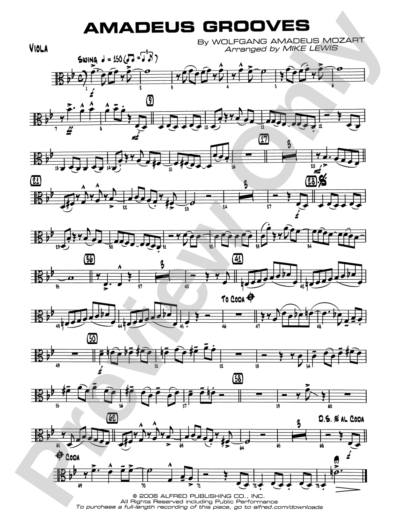 Amadeus Grooves: Viola