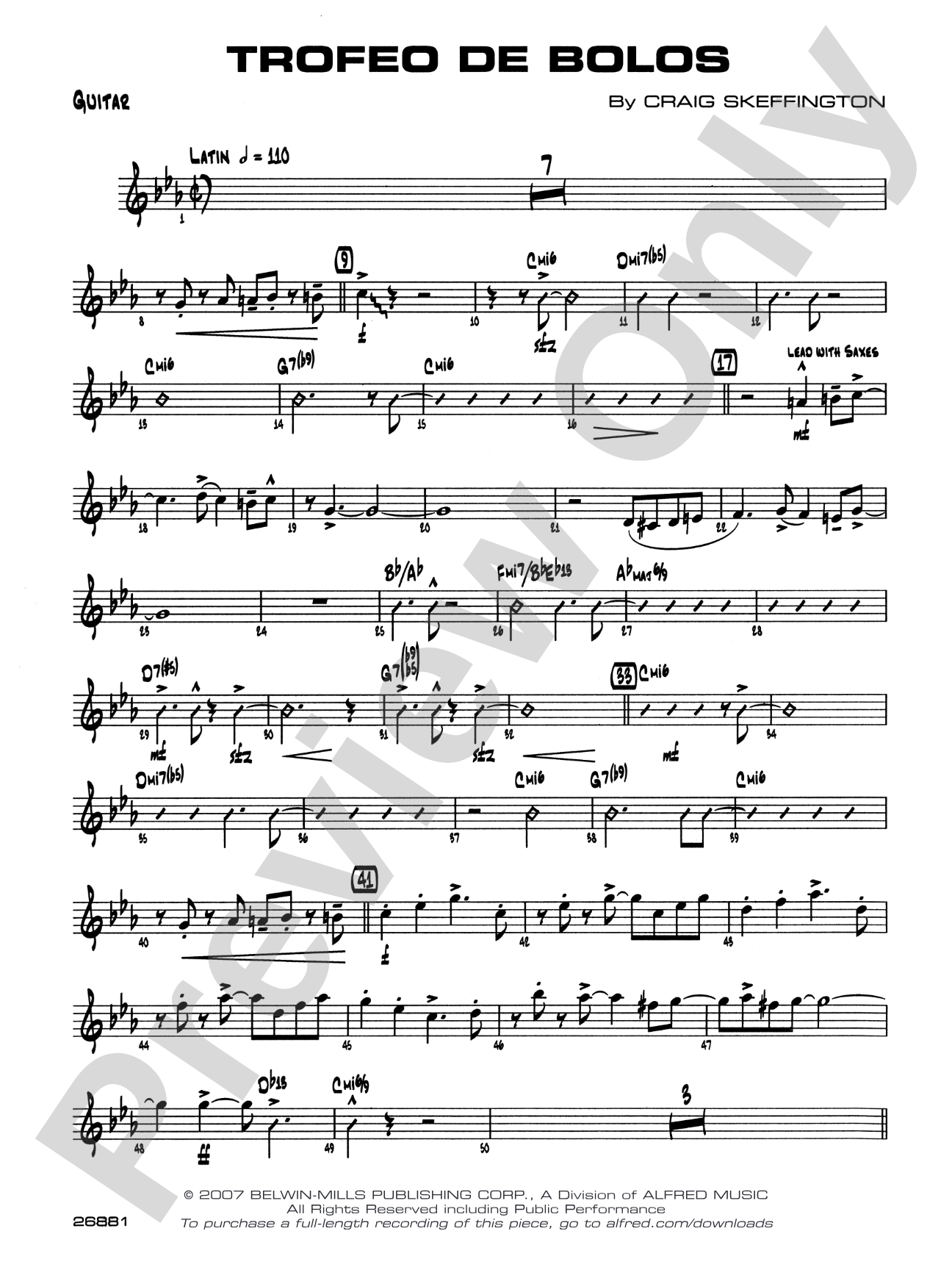 Trofeo de Bolos: Guitar