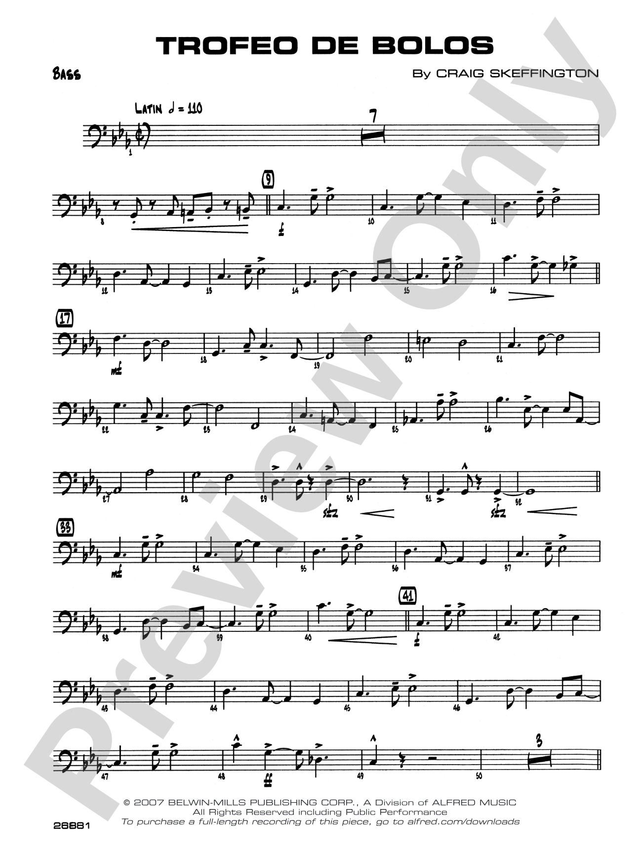 Trofeo de Bolos: String Bass