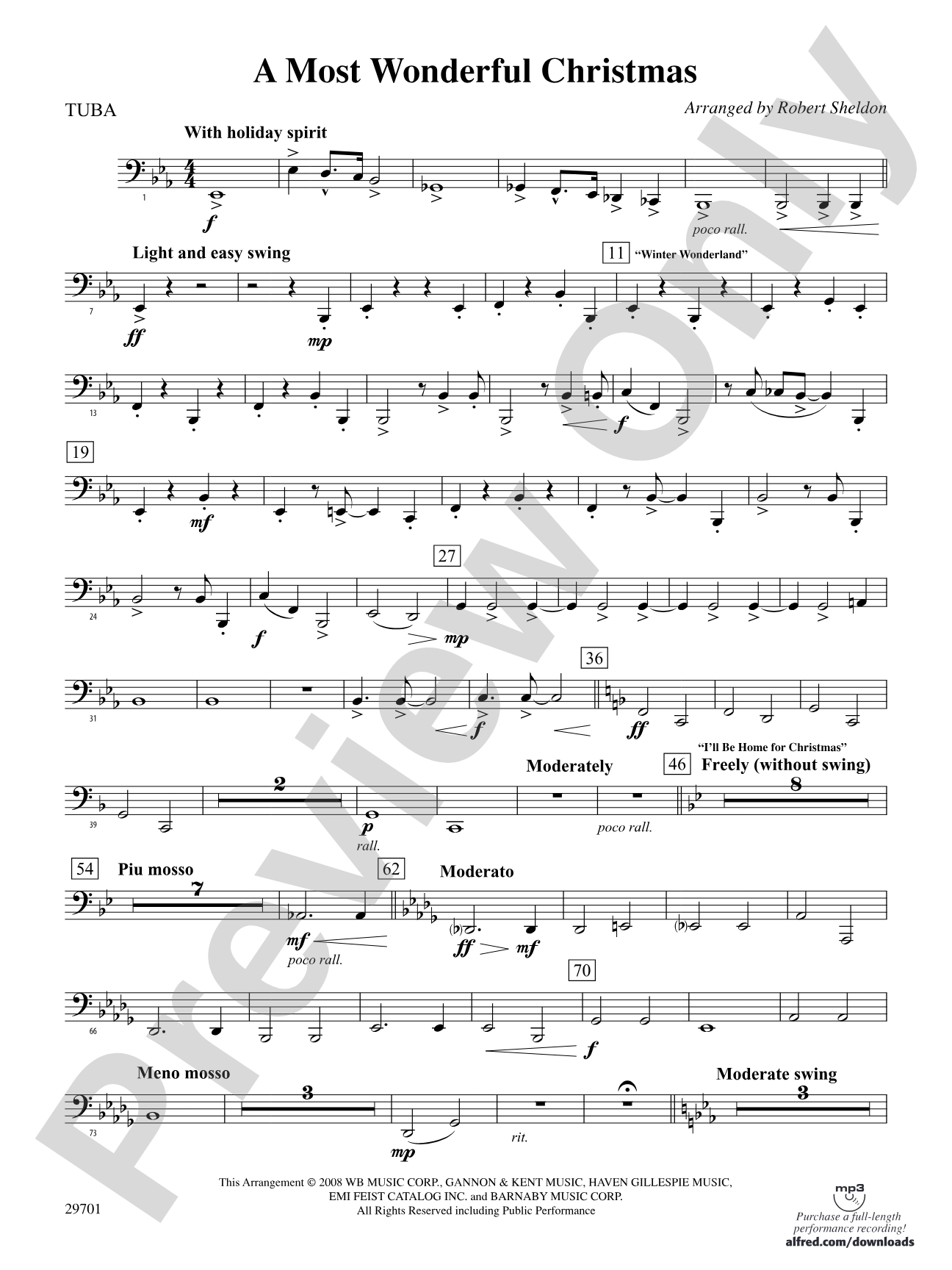 A Most Wonderful Christmas: Tuba