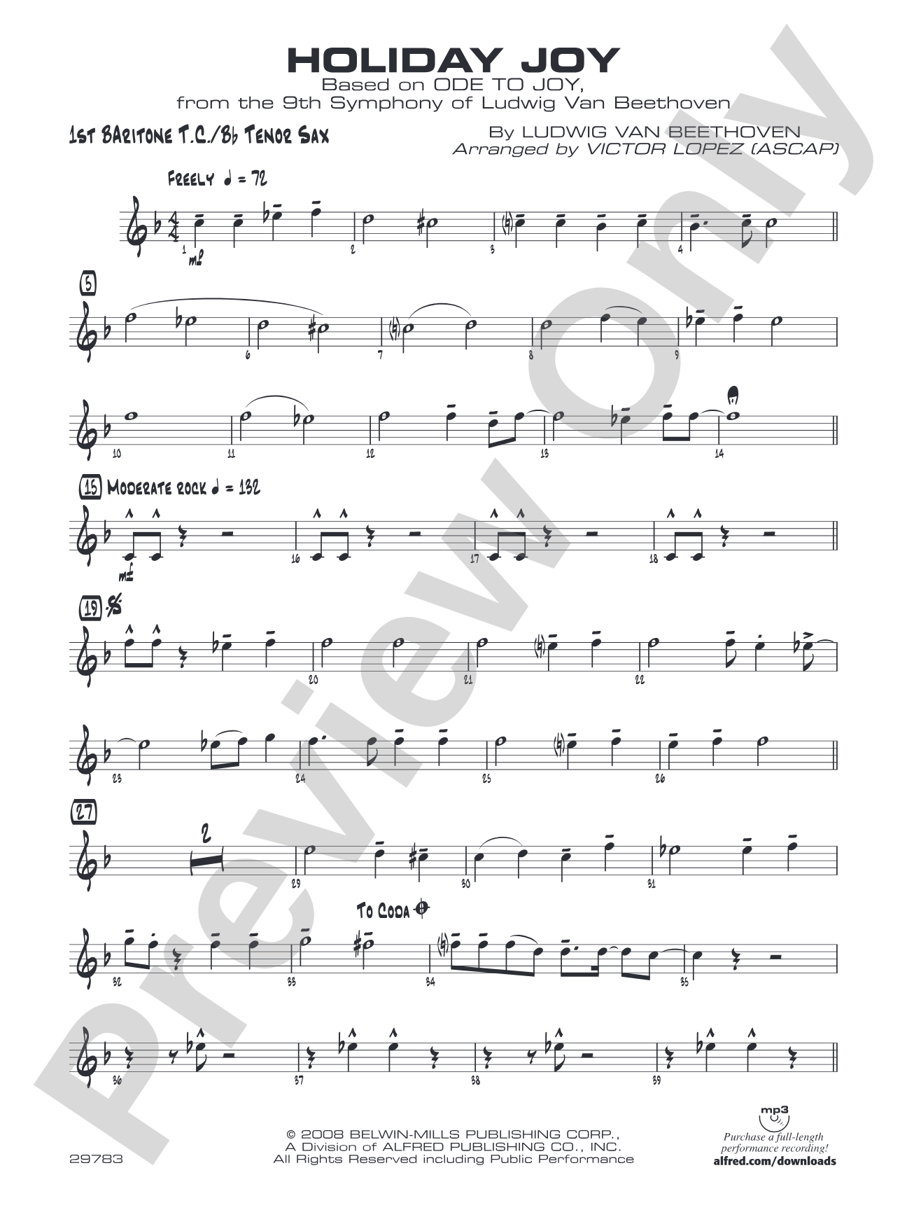 Holiday Joy: Baritone T.C.