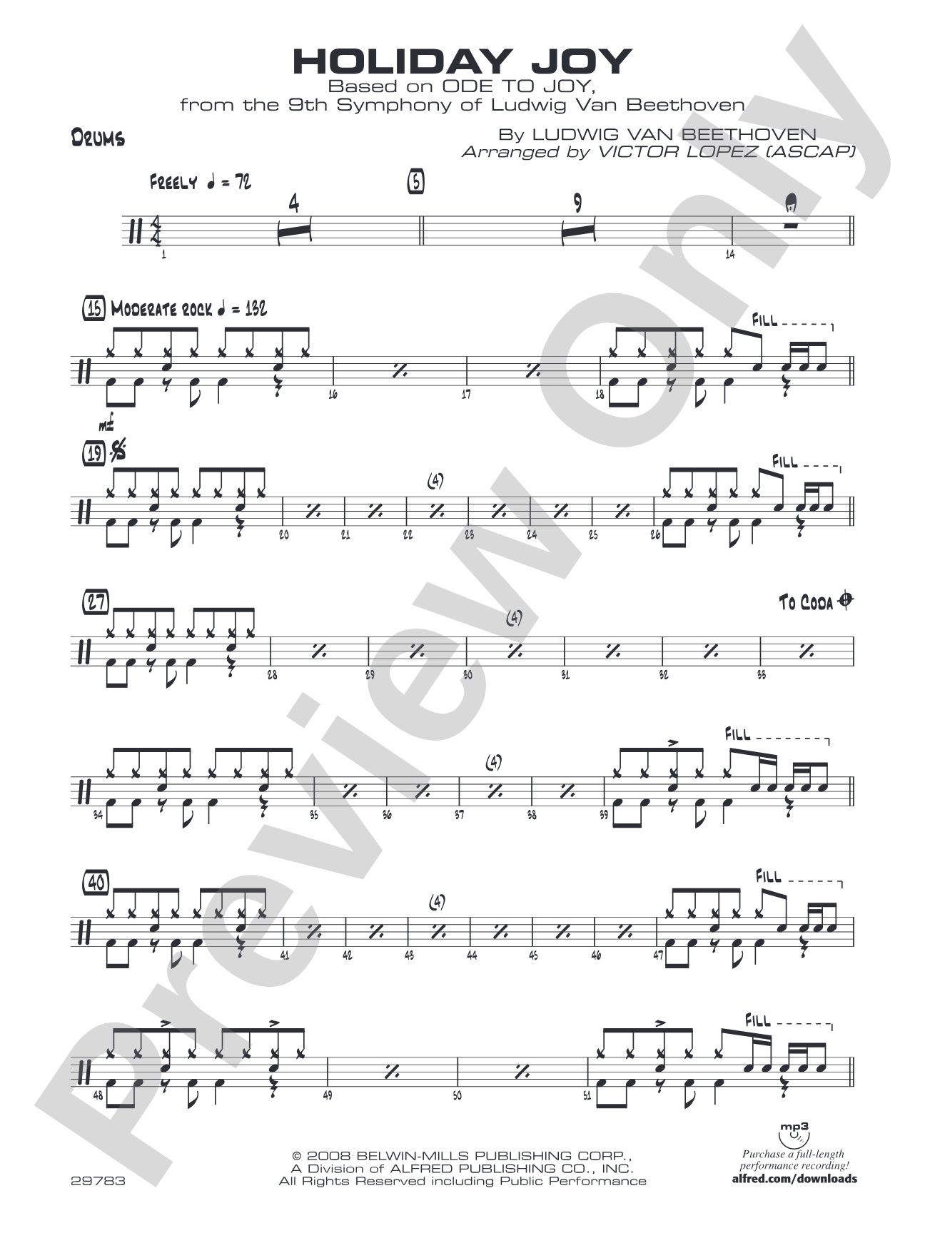 Holiday Joy: Drums