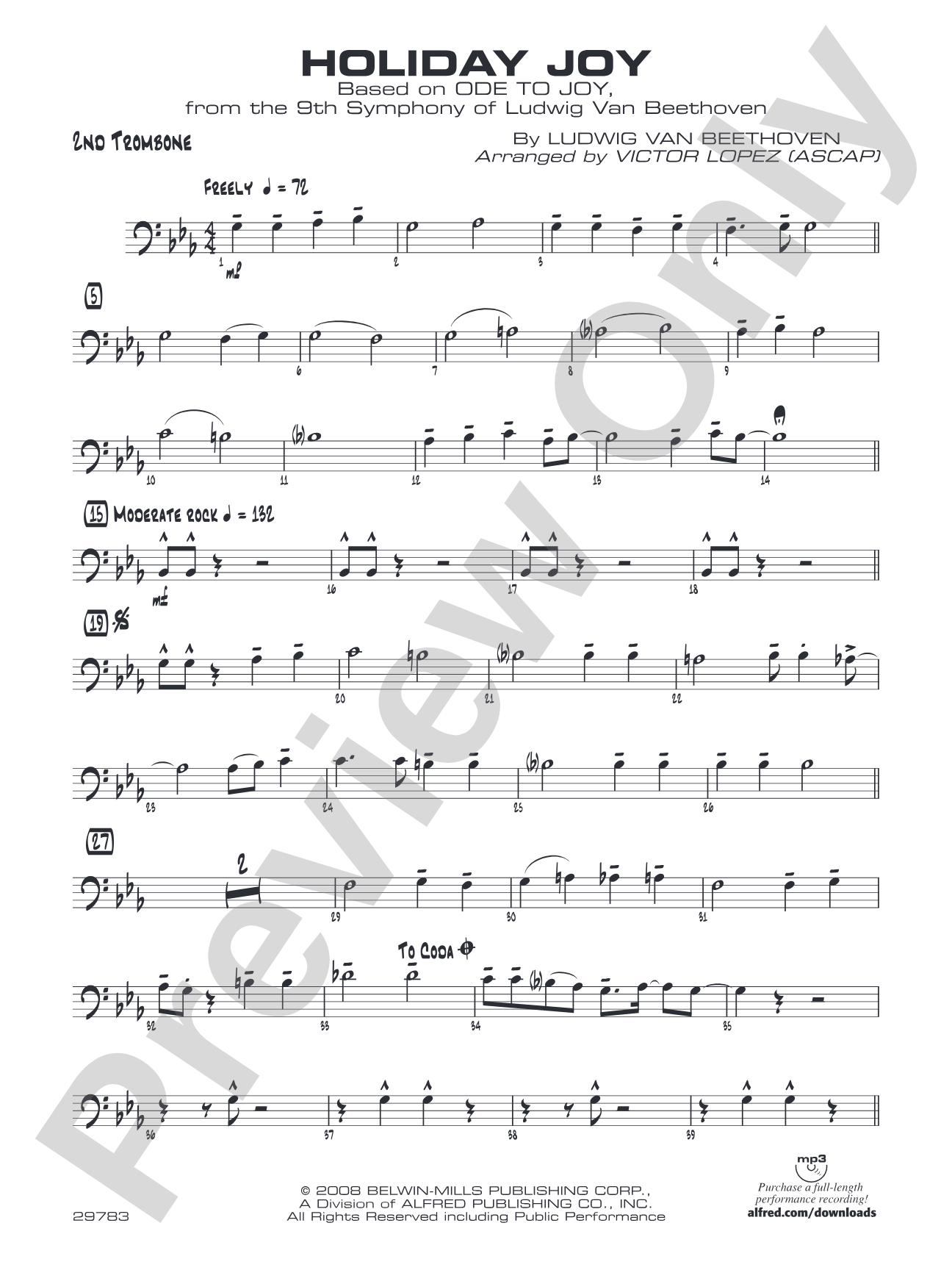 Holiday Joy: 2nd Trombone