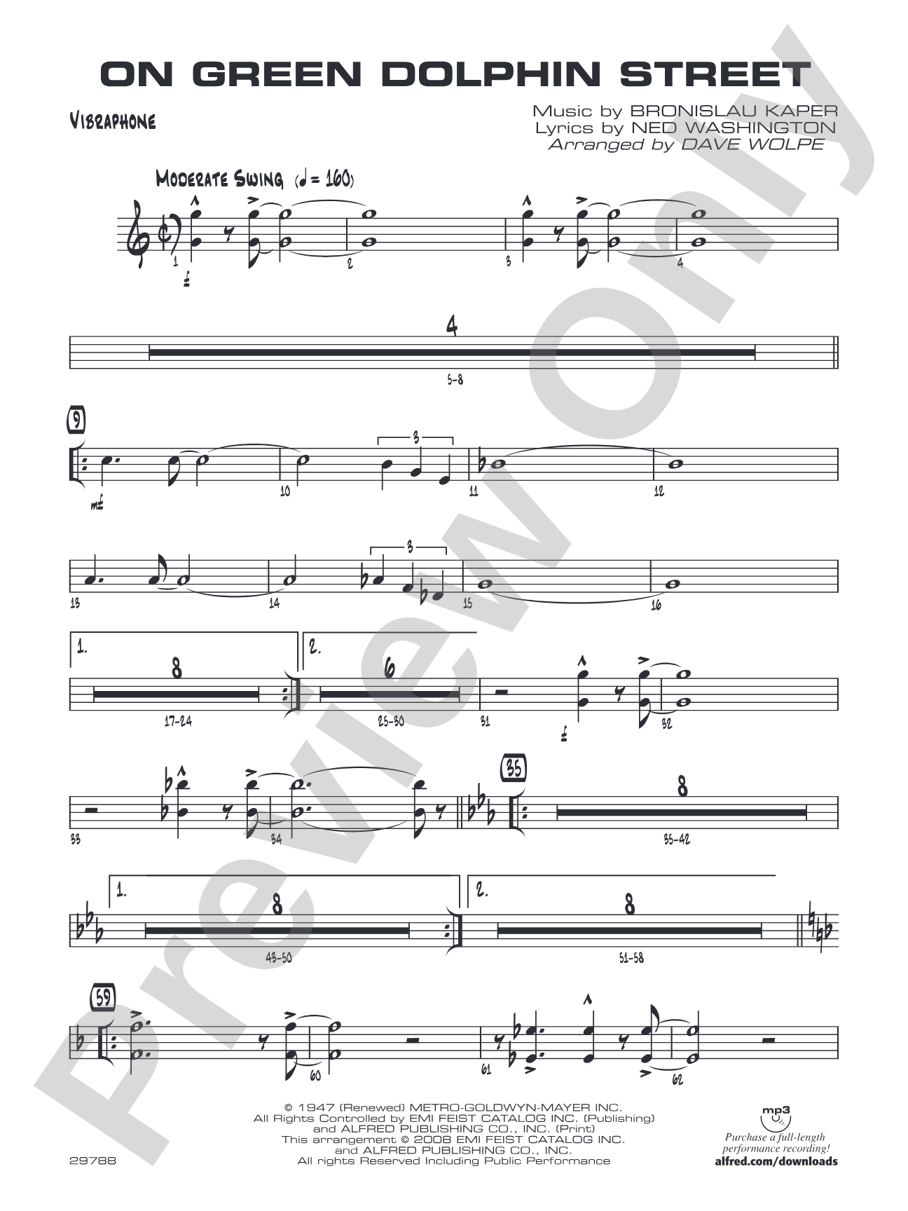 On Green Dolphin Street: Vibraphone