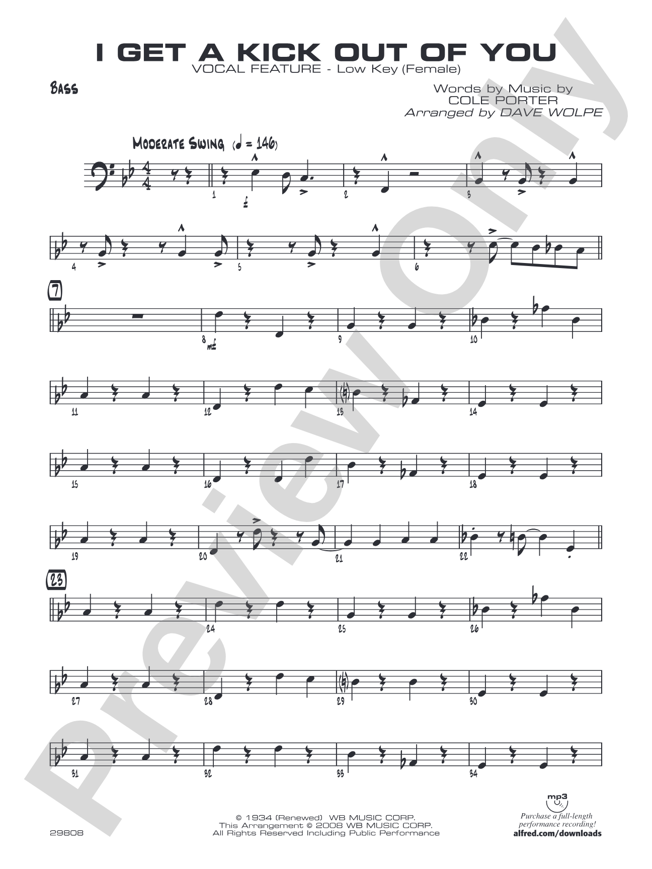 I Get a Kick Out of You: String Bass