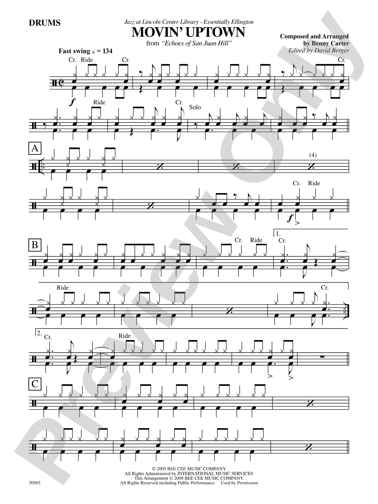 Movin' Uptown: Drums