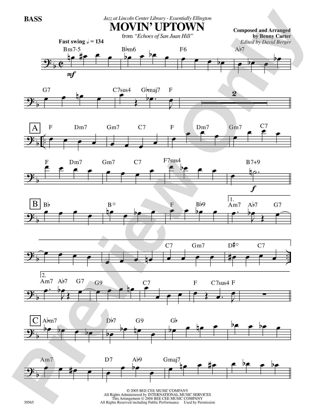 Movin' Uptown: String Bass