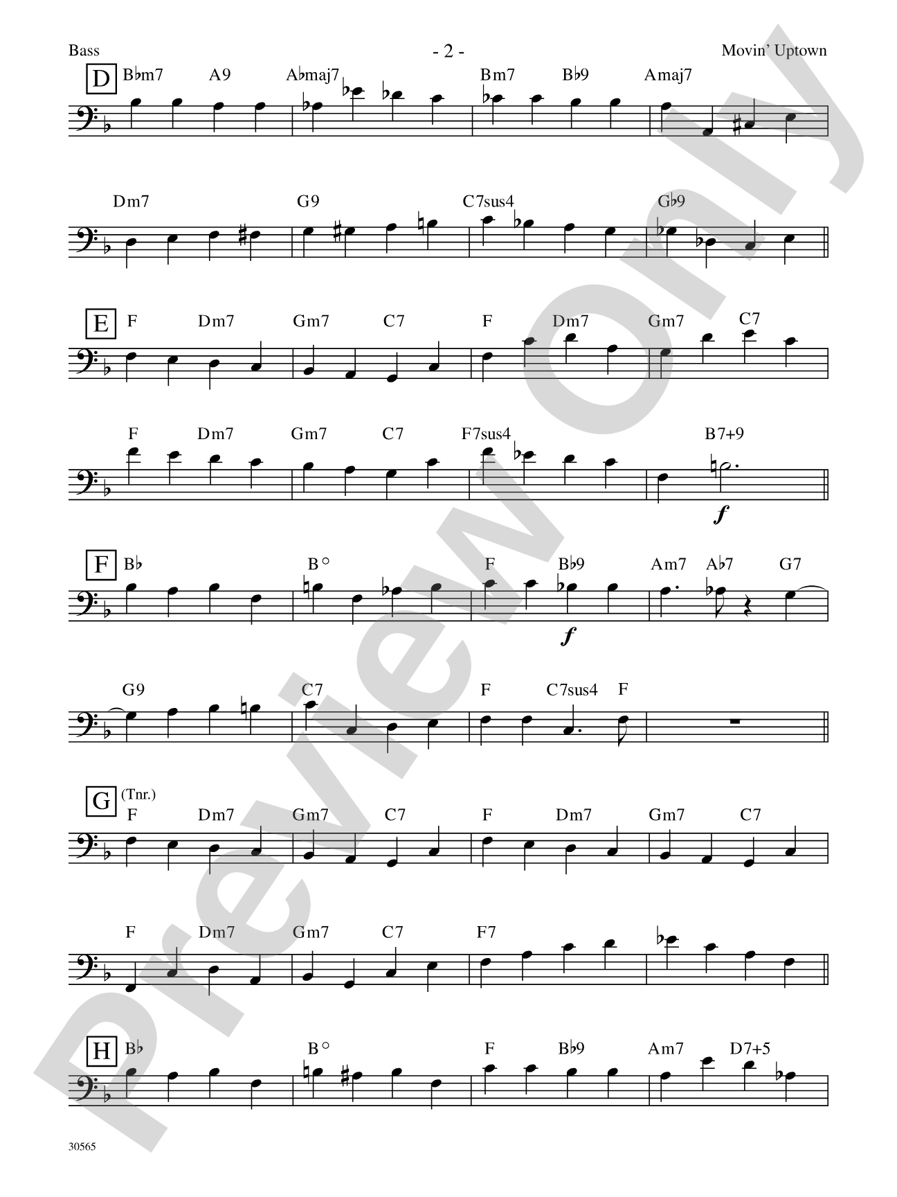 Movin' Uptown: String Bass