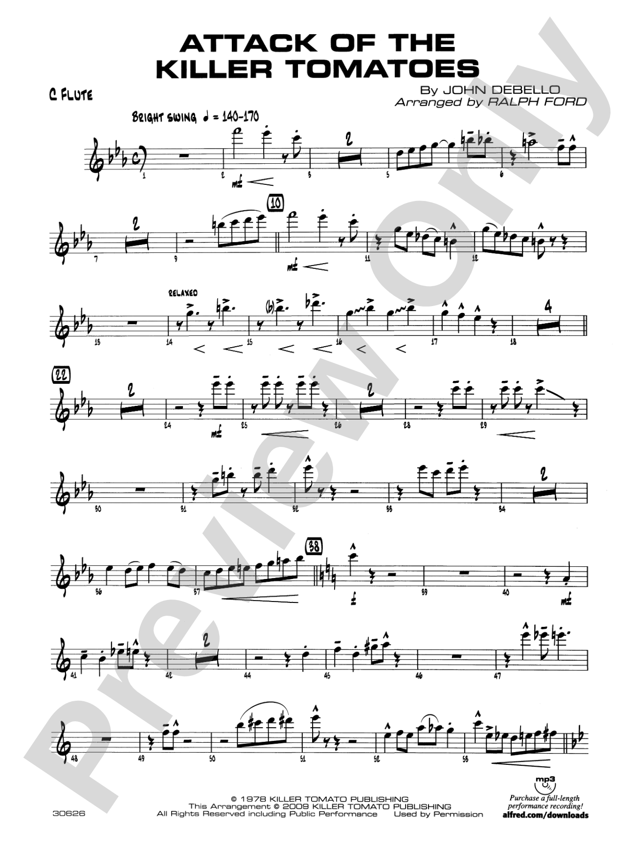 Attack of the Killer Tomatoes: Flute