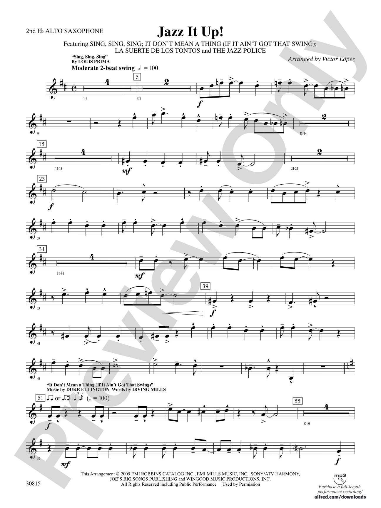 Jazz It Up!: 2nd E-flat Alto Saxophone