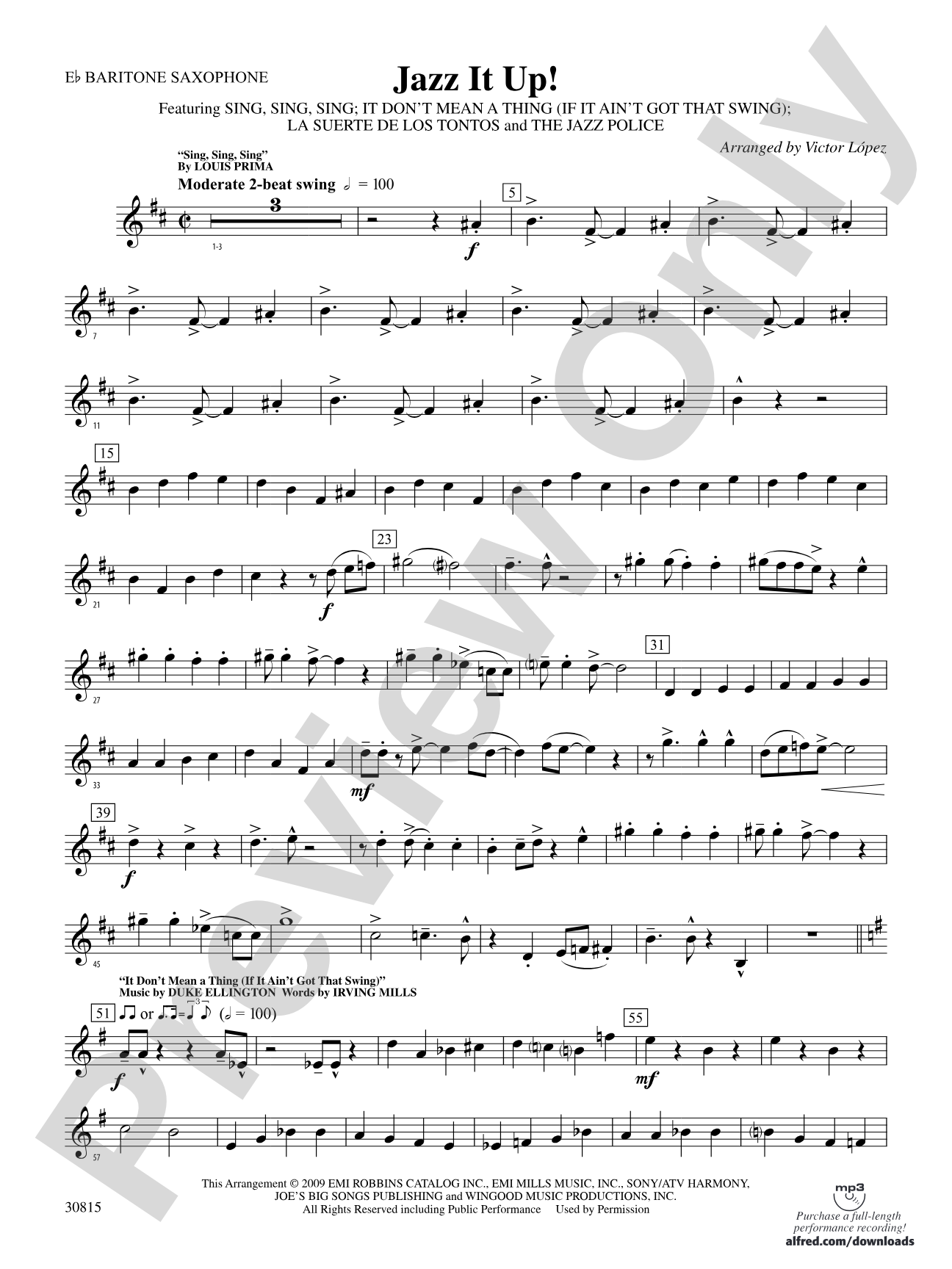 Jazz It Up!: E-flat Baritone Saxophone