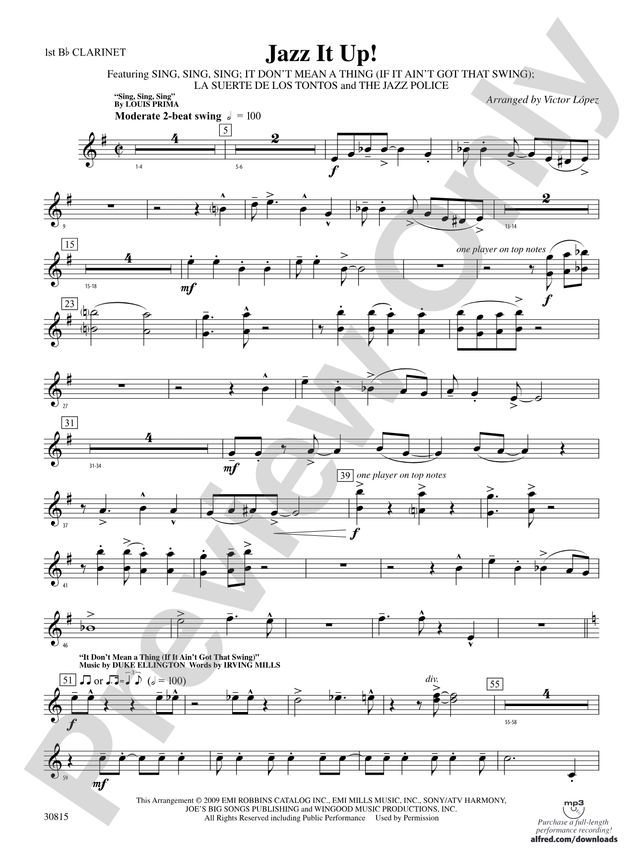 Jazz It Up!: 1st B-flat Clarinet