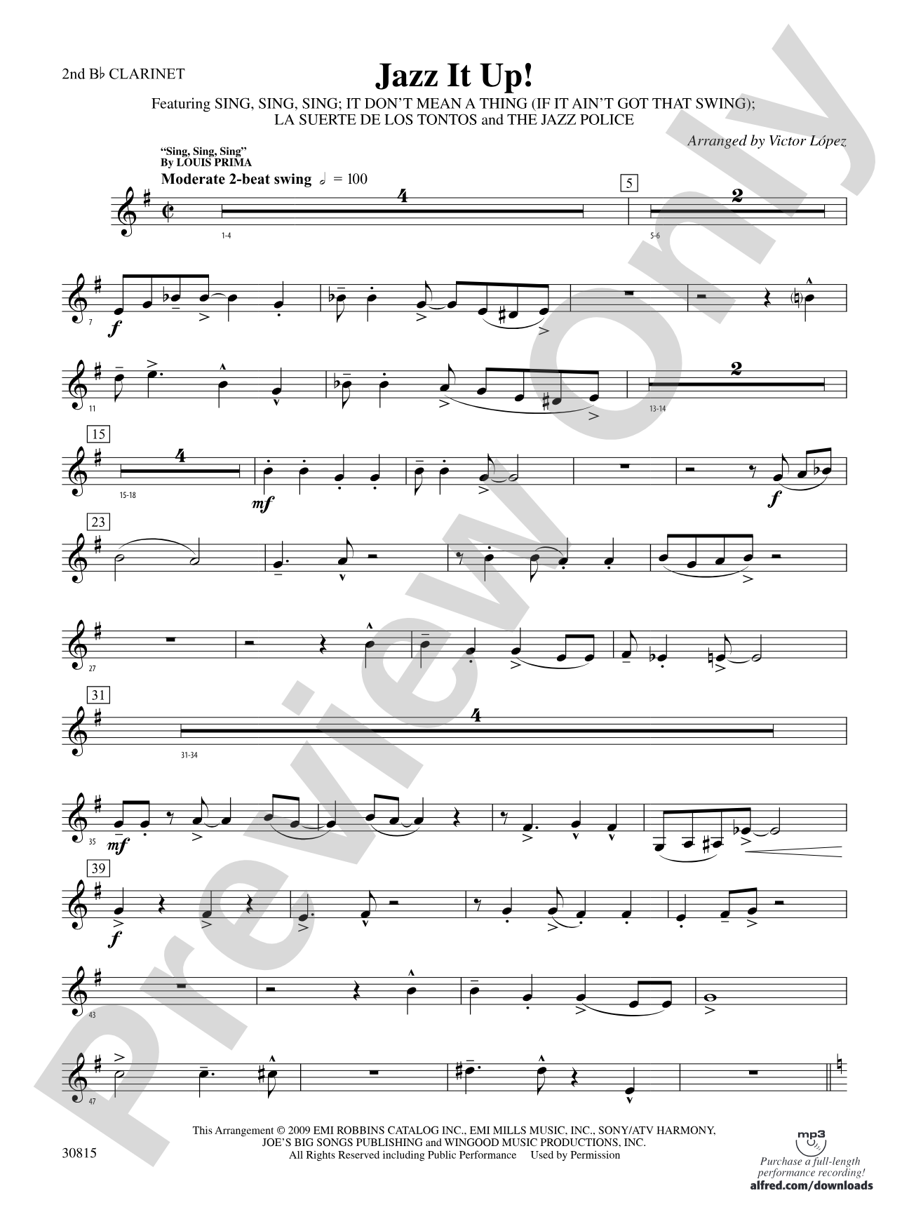 Jazz It Up!: 2nd B-flat Clarinet