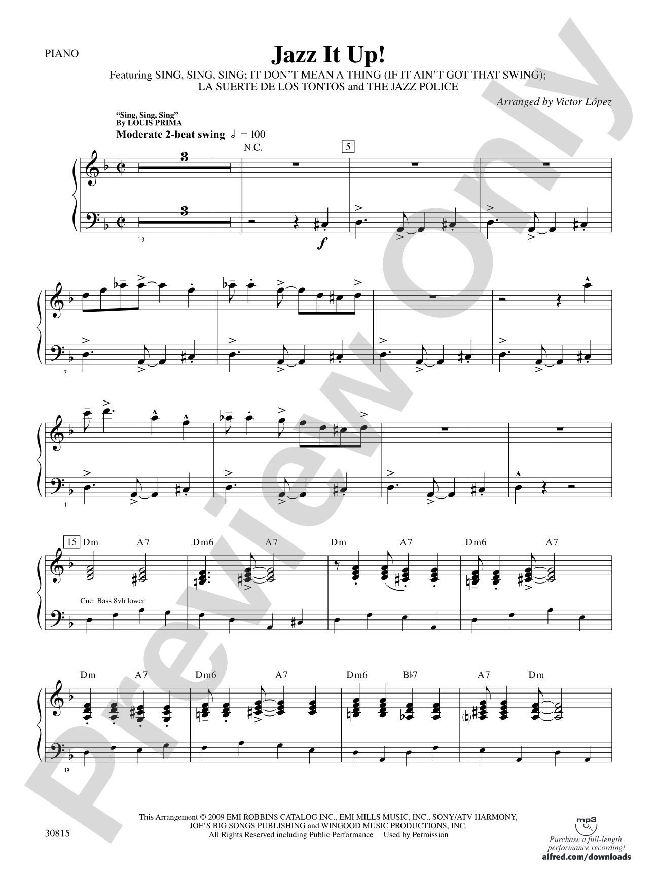 Jazz It Up!: Piano Accompaniment