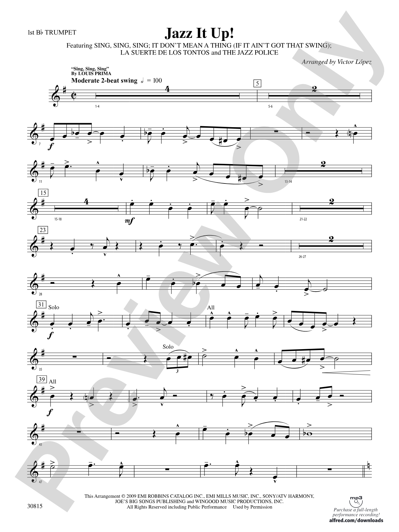 Jazz It Up!: 1st B-flat Trumpet