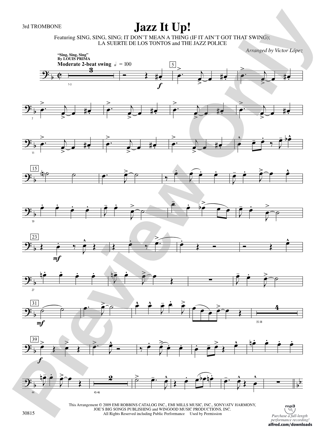 Jazz It Up!: 3rd Trombone