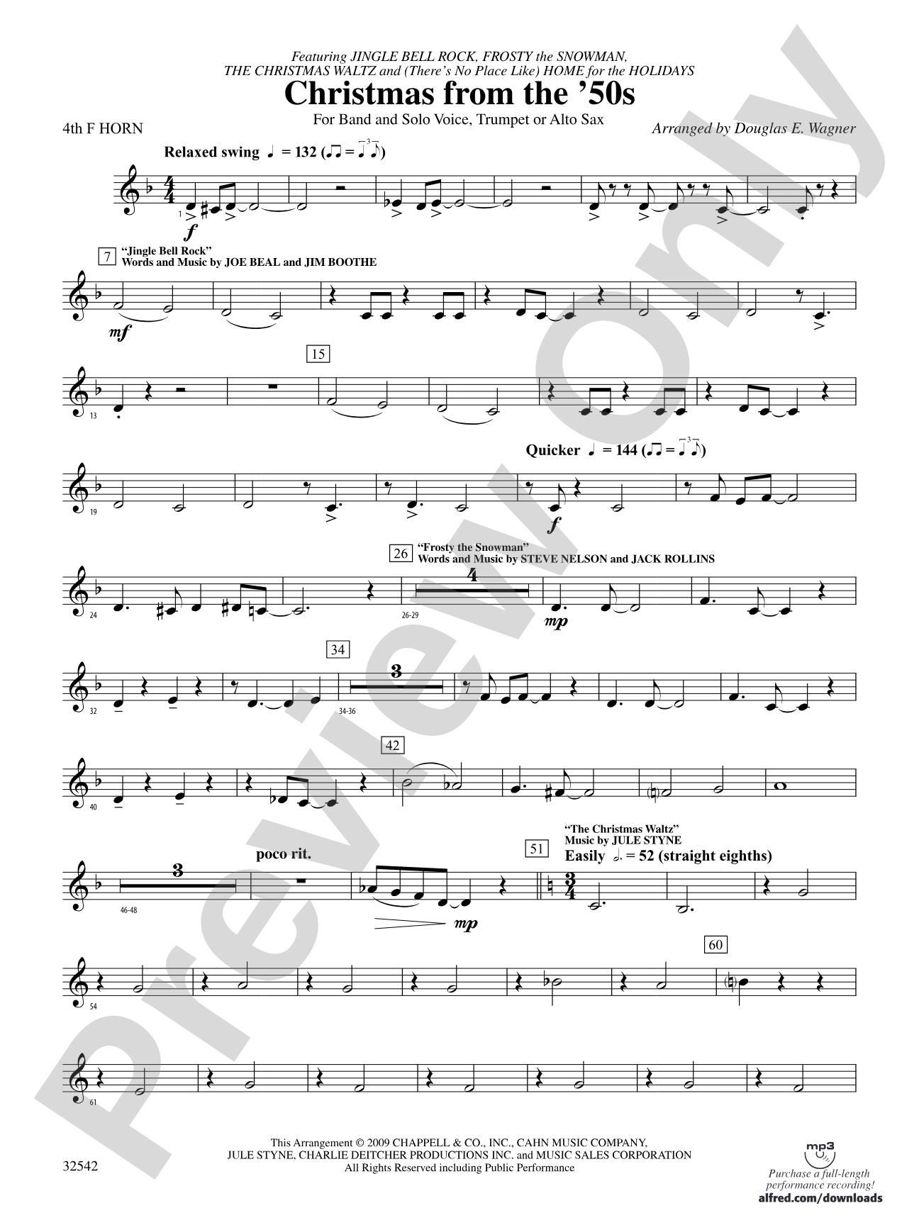 Christmas from the '50s: 4th F Horn