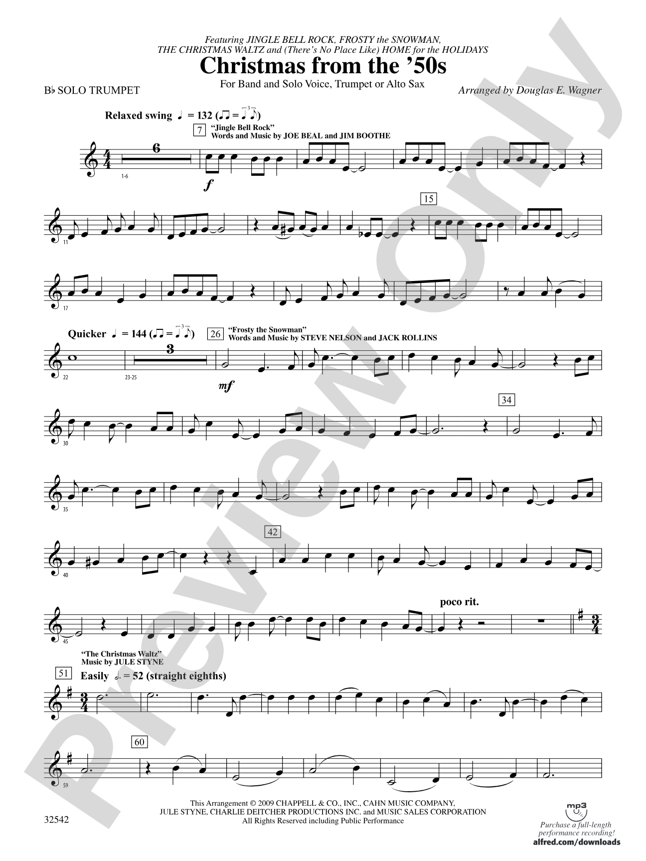 Christmas from the '50s: Solo Trumpet