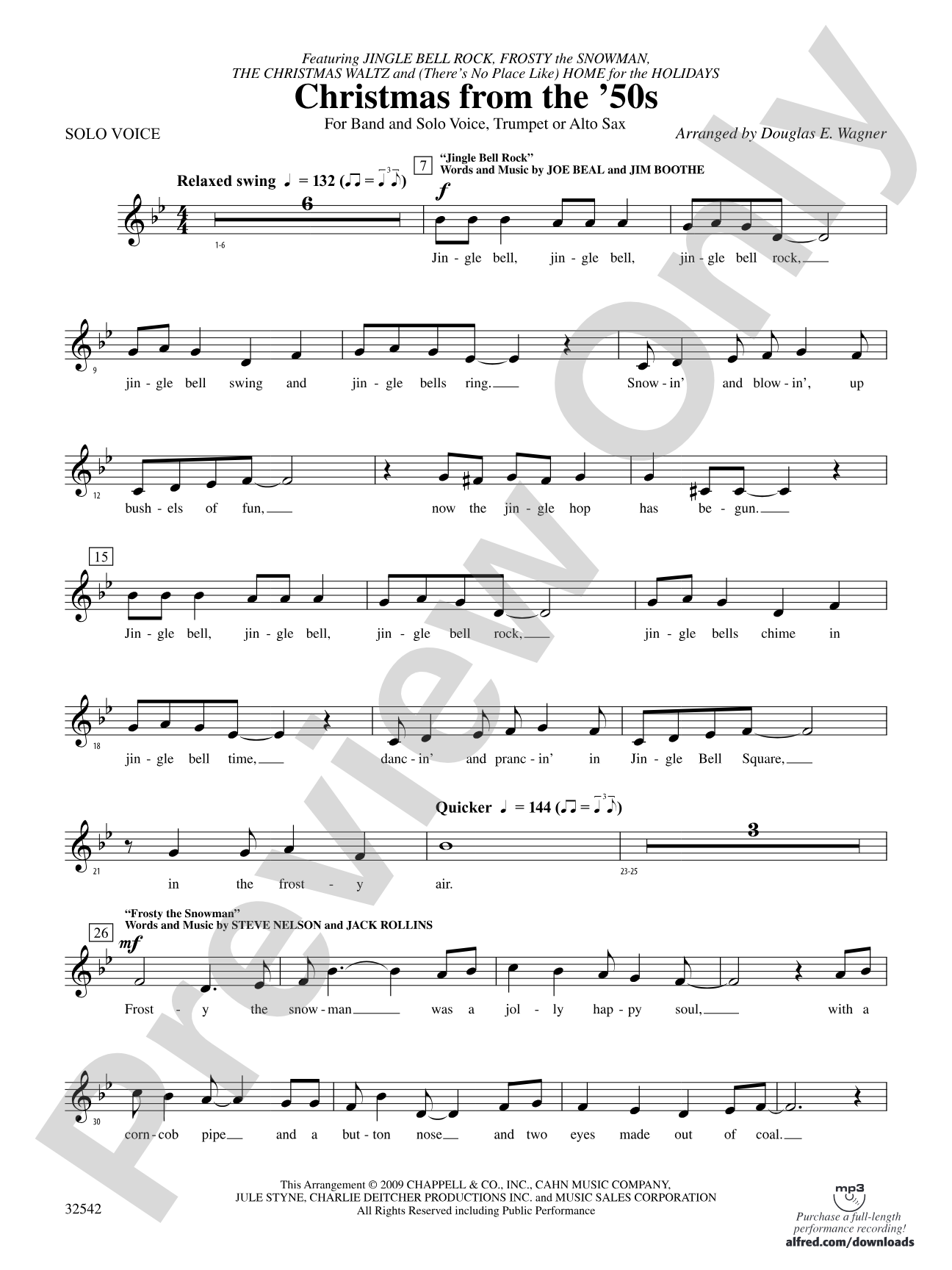 Christmas from the '50s: Solo Vocal