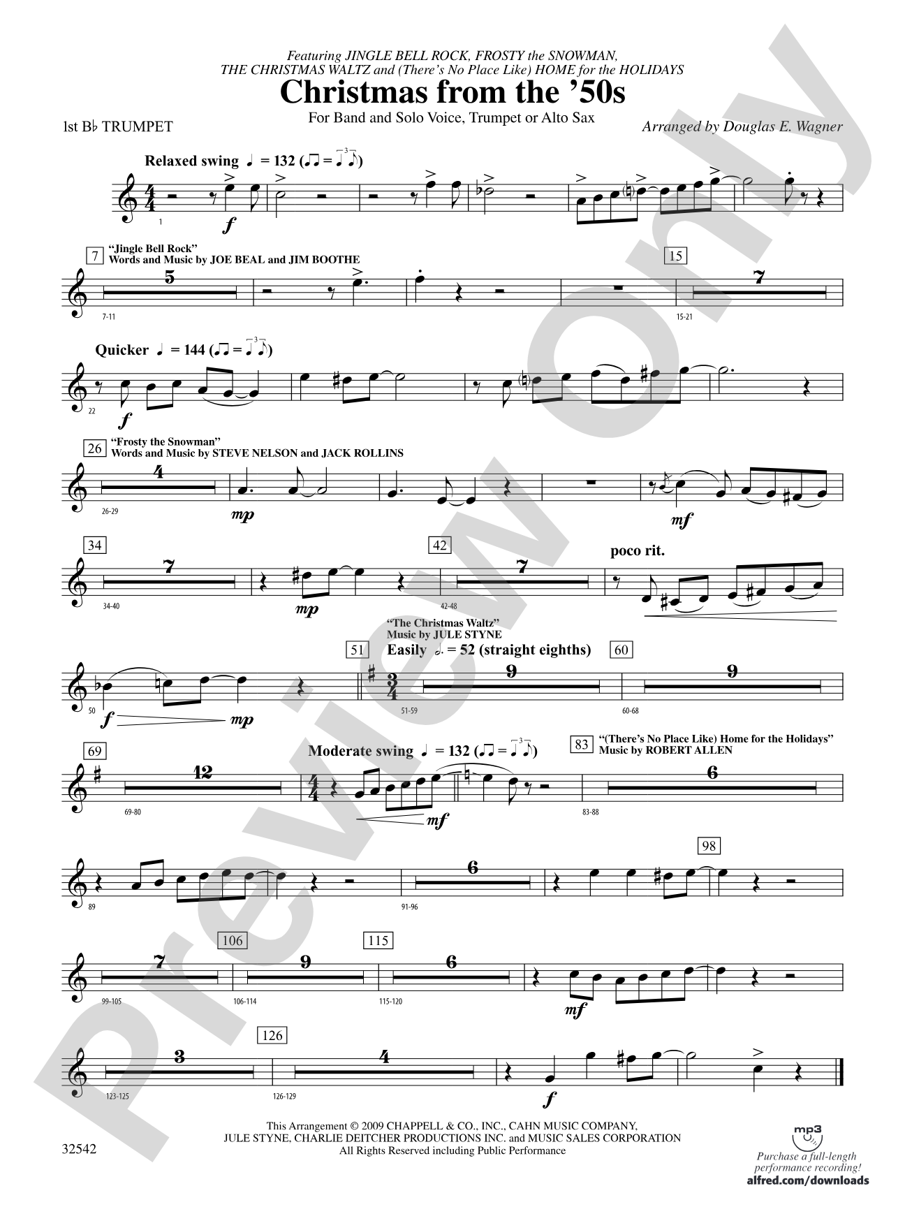 Christmas from the '50s: 1st B-flat Trumpet