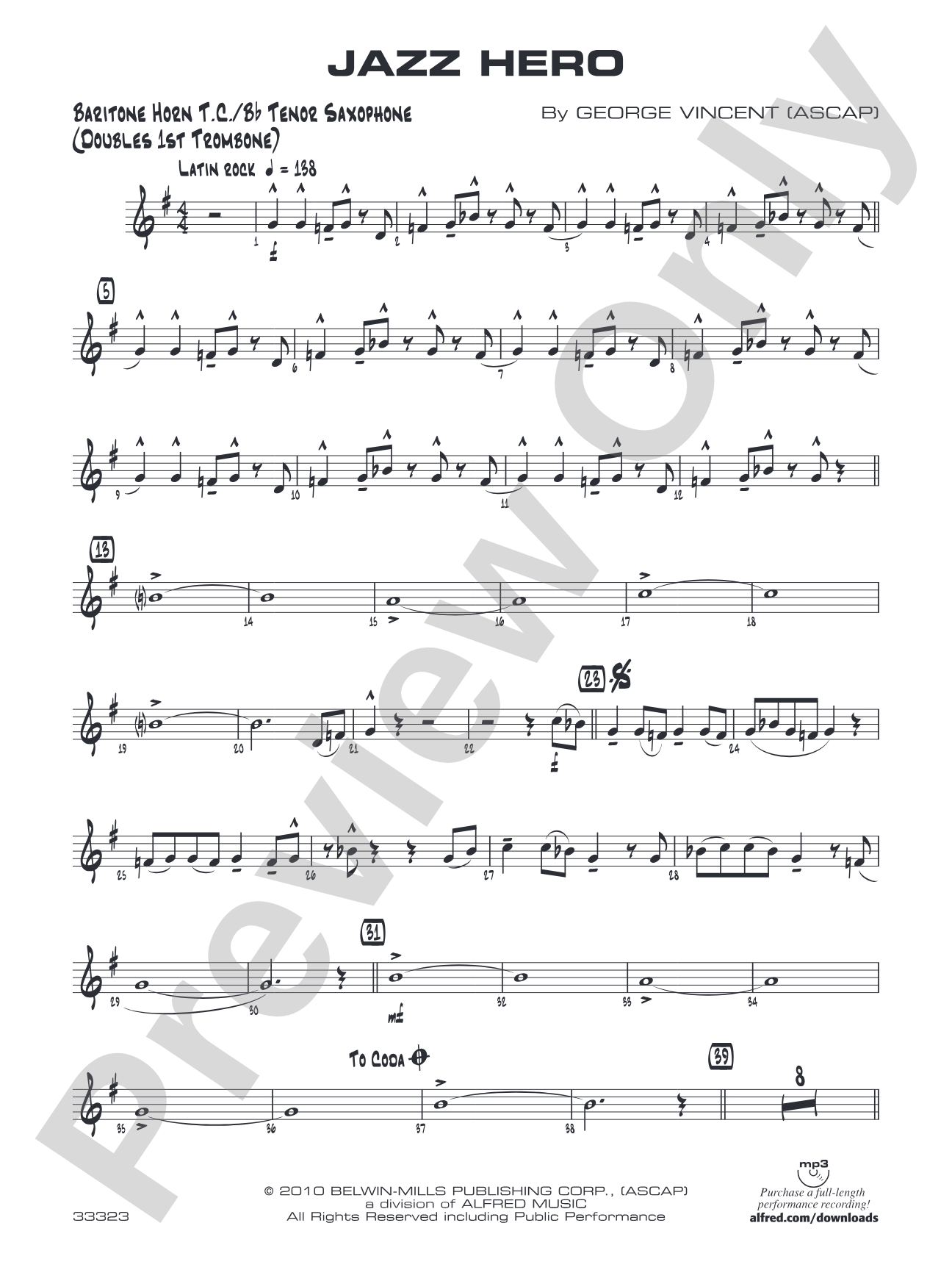 Jazz Hero: Baritone T.C.