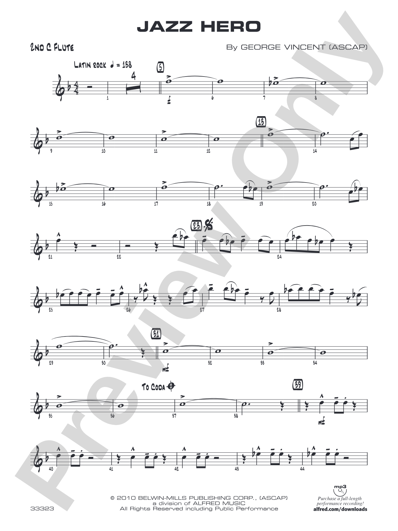 Jazz Hero: 2nd Flute