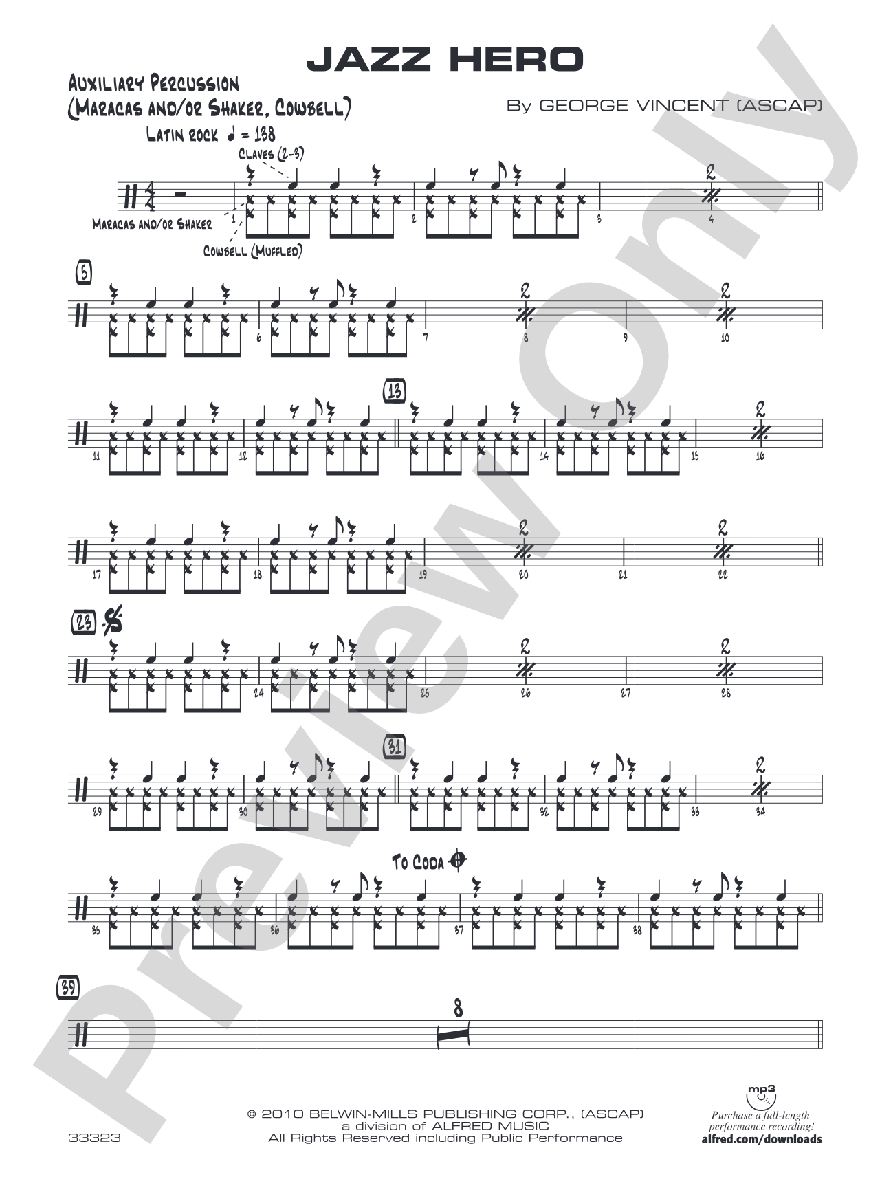 Jazz Hero: 1st Percussion