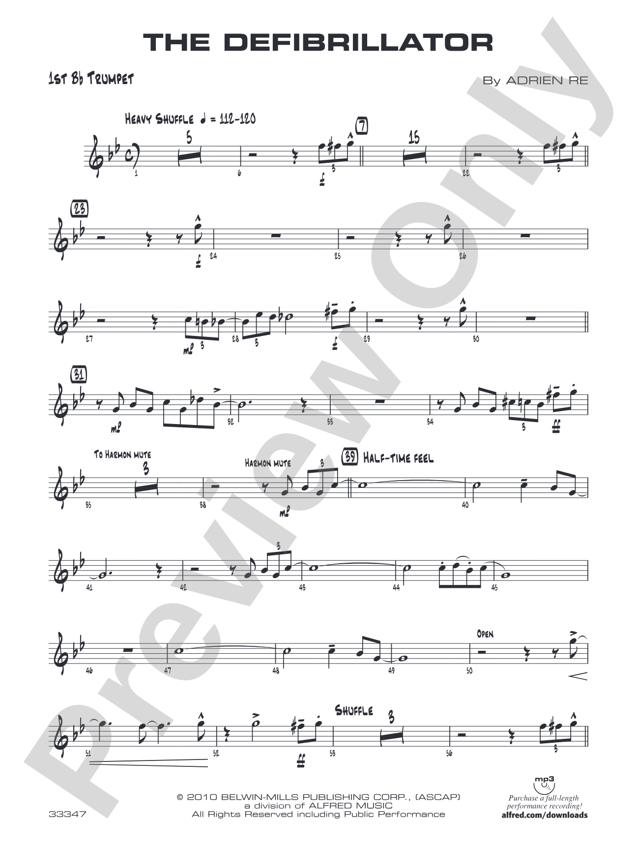 The Defibrillator: 1st B-flat Trumpet
