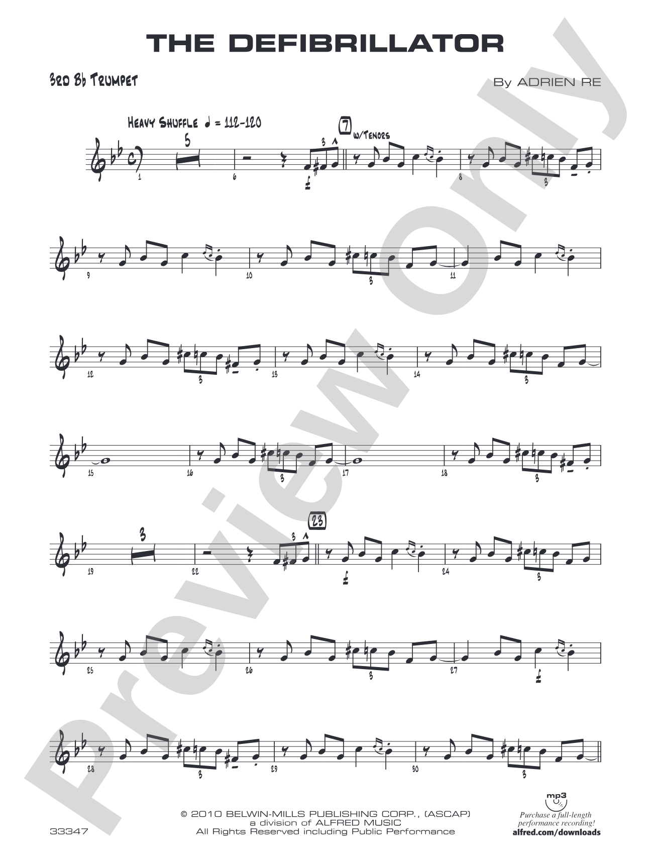 The Defibrillator: 3rd B-flat Trumpet