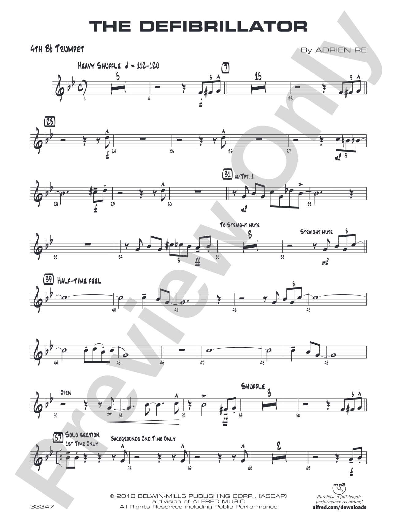 The Defibrillator: 4th B-flat Trumpet