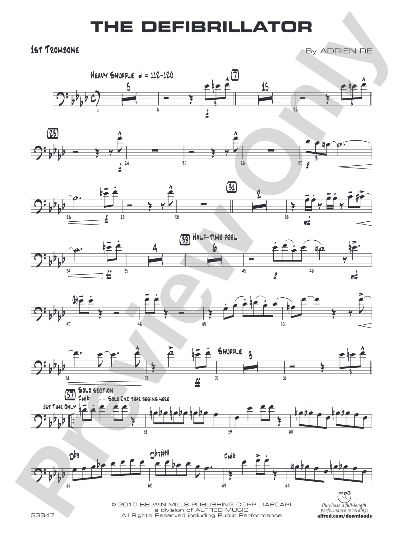 The Defibrillator: 1st Trombone