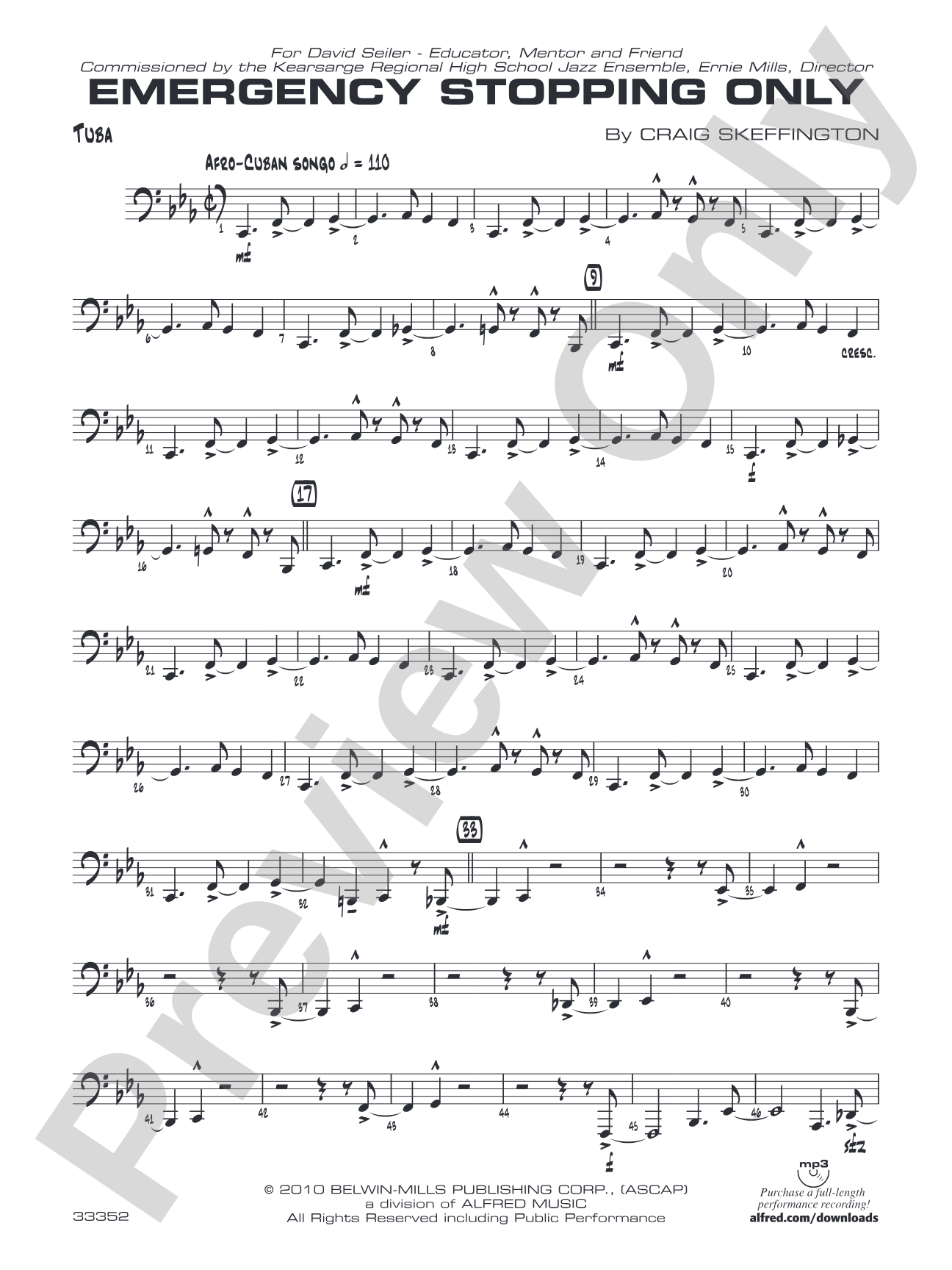Emergency Stopping Only: Tuba