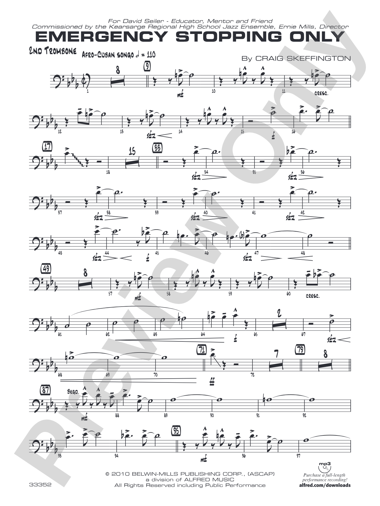 Emergency Stopping Only: 2nd Trombone