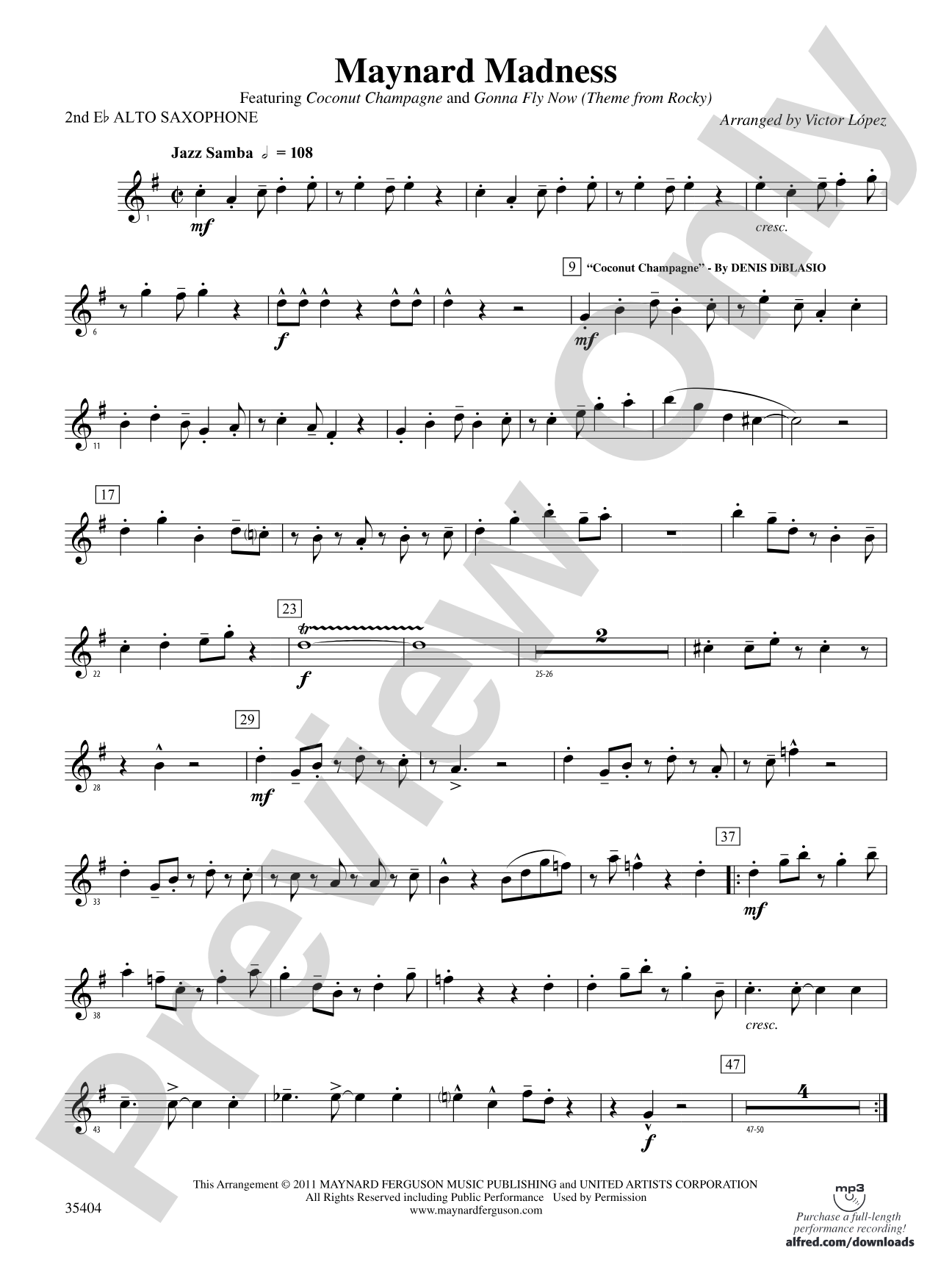 Maynard Madness: 2nd E-flat Alto Saxophone