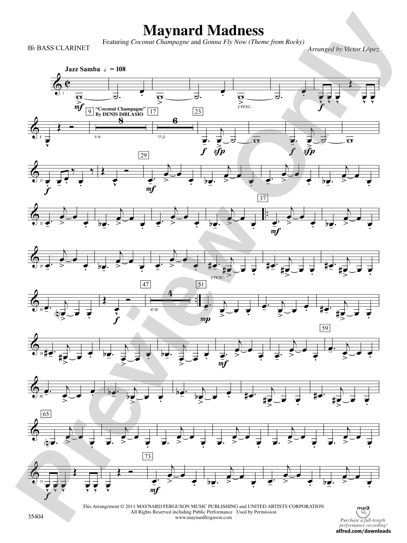 Maynard Madness: B-flat Bass Clarinet