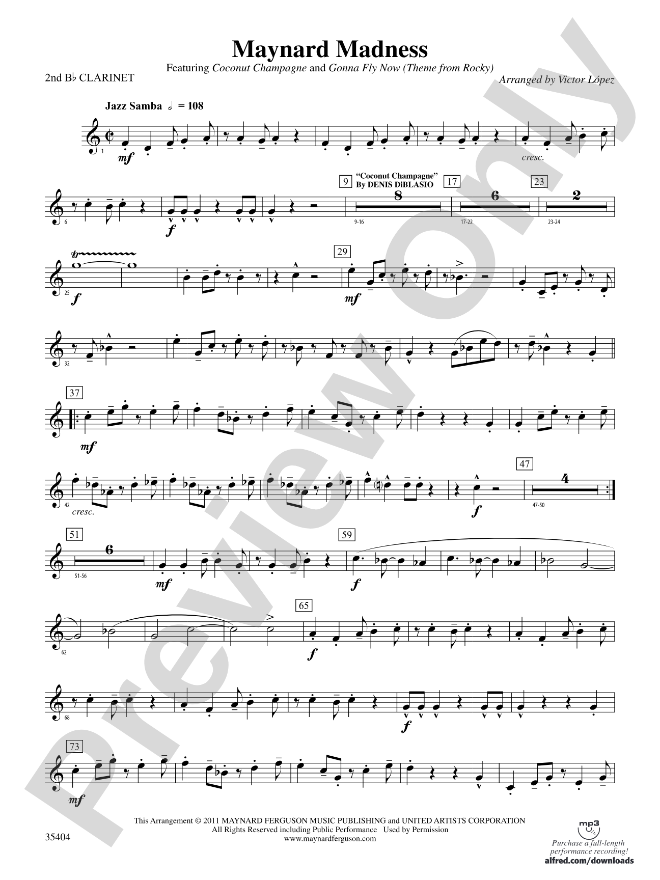 Maynard Madness: 2nd B-flat Clarinet